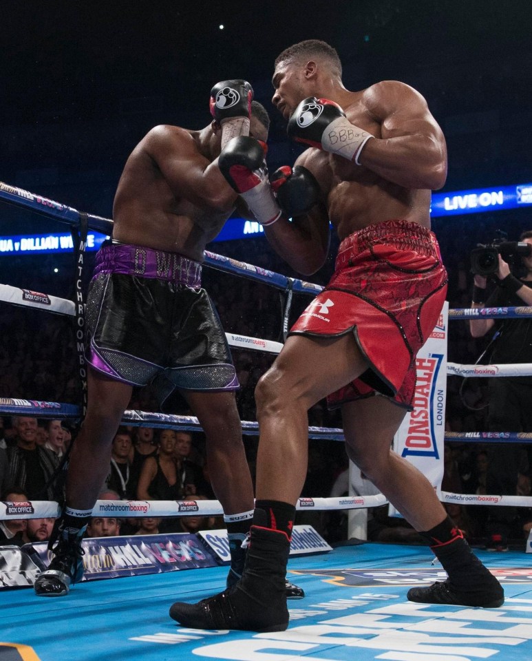 Anthony Joshua beat Dillian Whyte in 2015 in a pro fight but the result was reversed in the amateurs