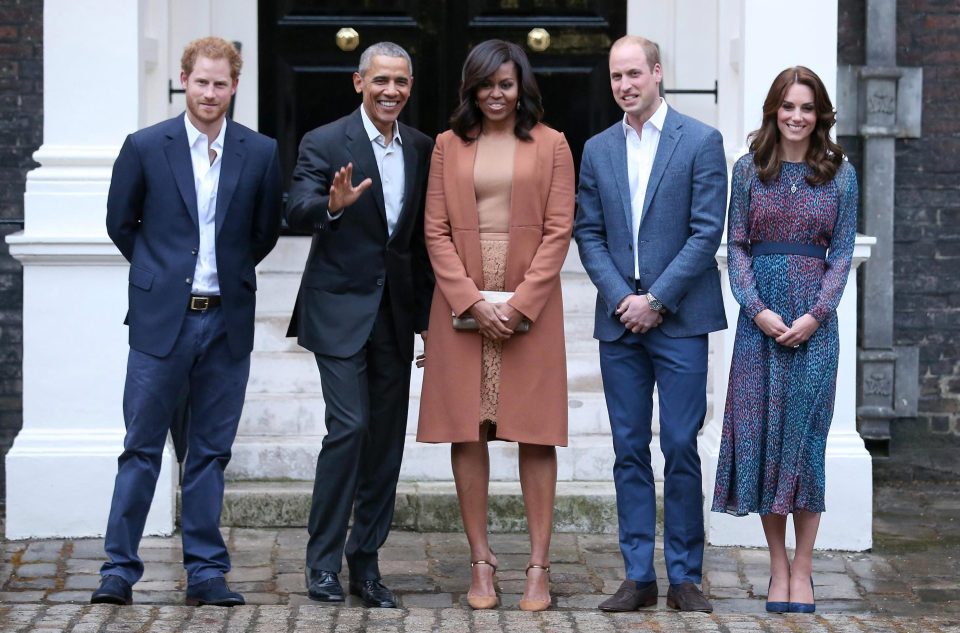 The Obamas are close with the Royal Family