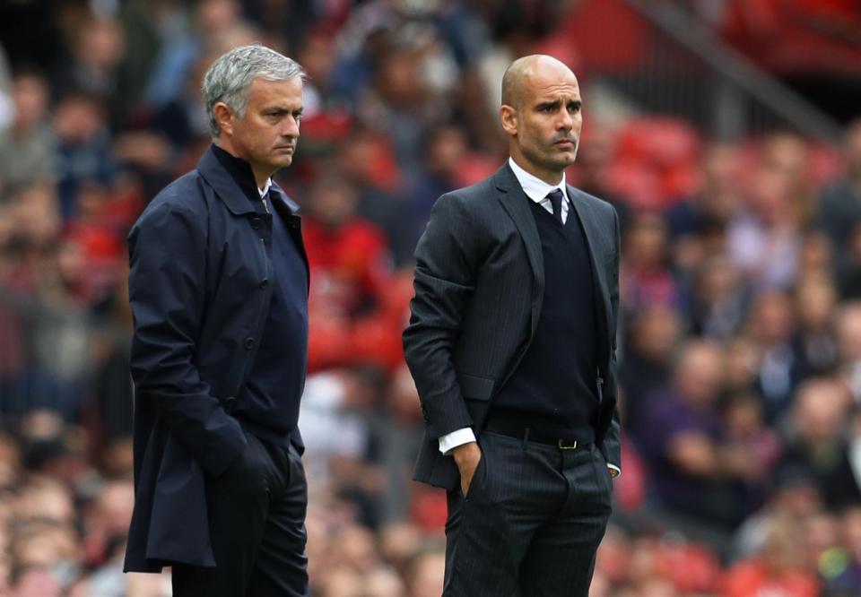  Mourinho's rivalry with Pep Guardiola was well publicised