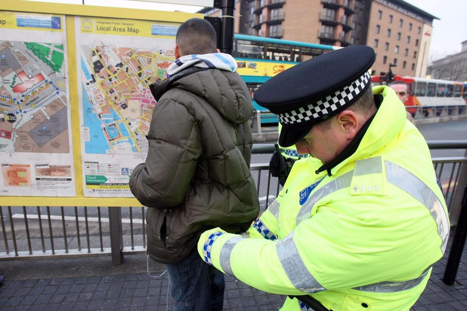  A teen boy says that young people become paranoid and feel targeted  by stop and searches