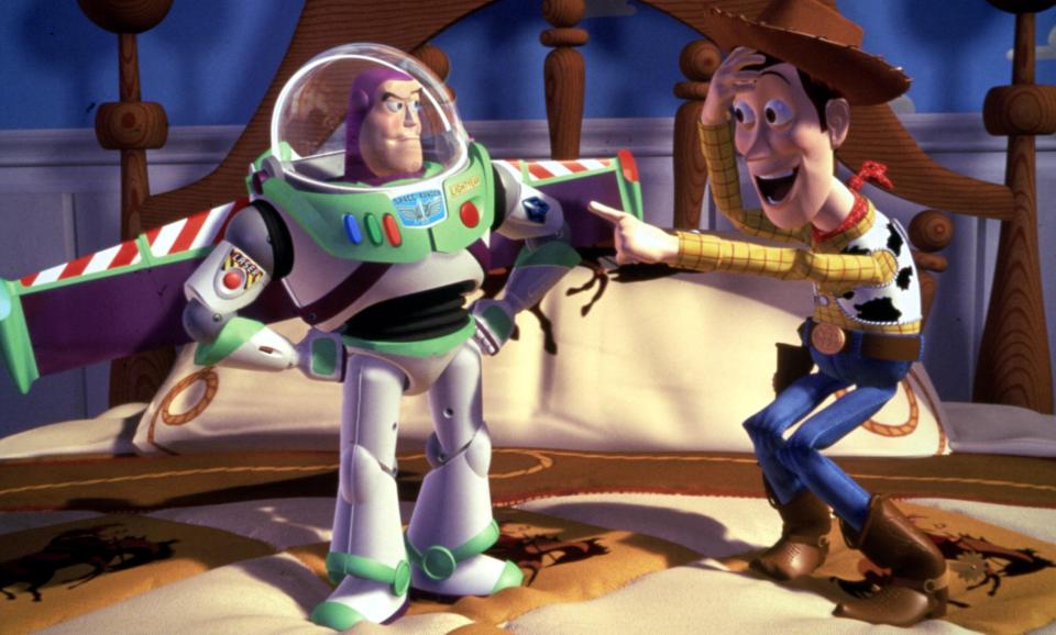  She said Toy Story's Woody is "fit" - but Buzz Lightyear isn't