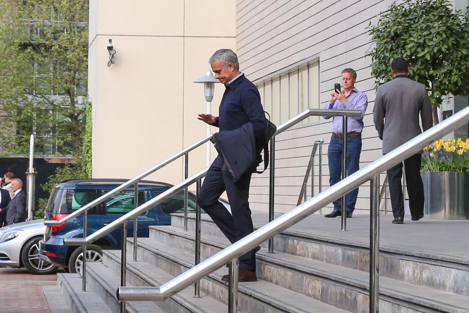  Mourinho stayed at the Lowry for more than two years