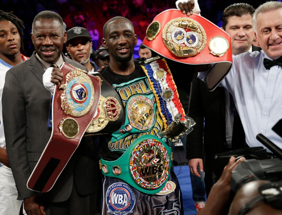 Crawford reigned as unified light-welterweight world champion