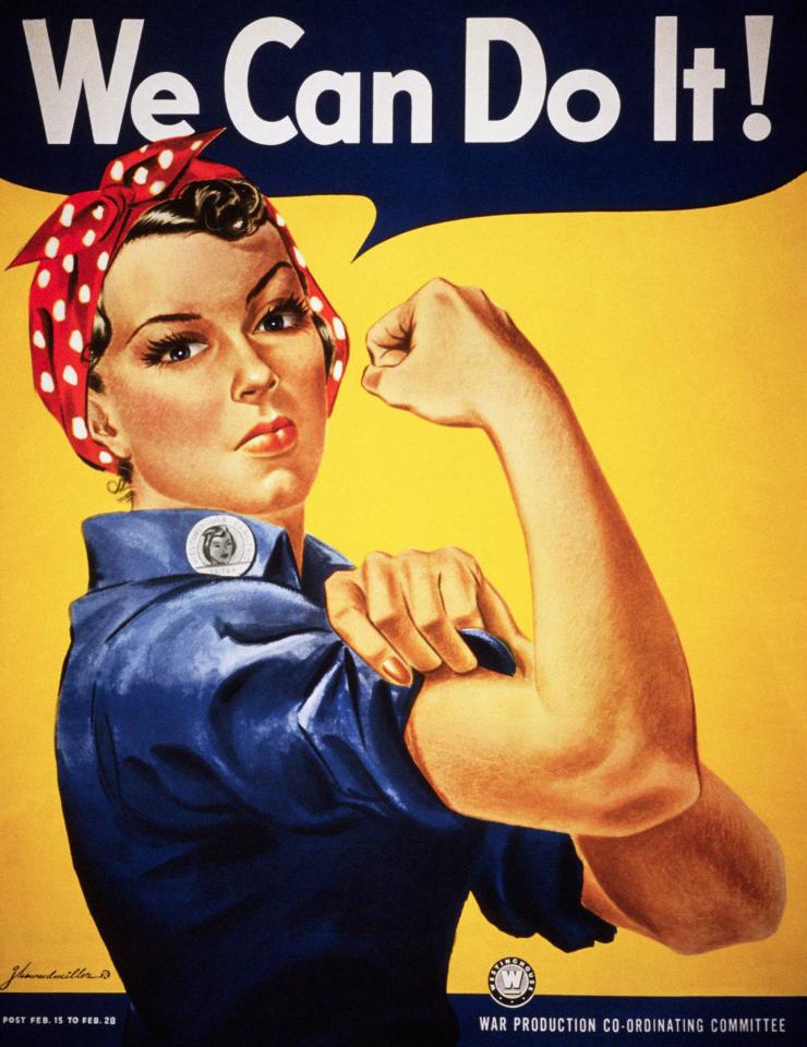  Meghan grew up with this iconic Rosie the Riveter poster in her bedroom