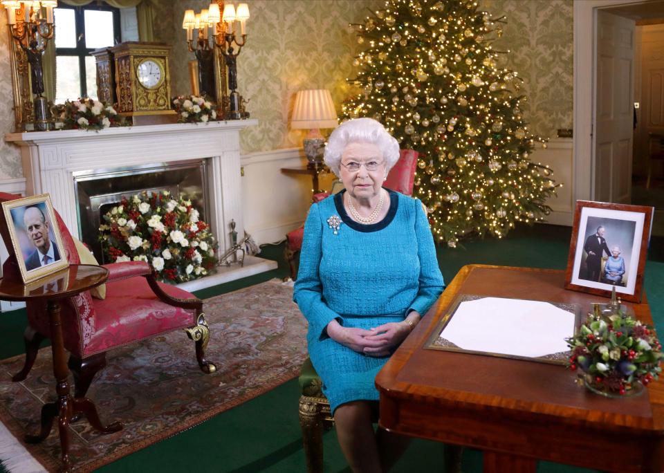  The Queen regularly does her Christmas Day speech in front of her sumptuous tree