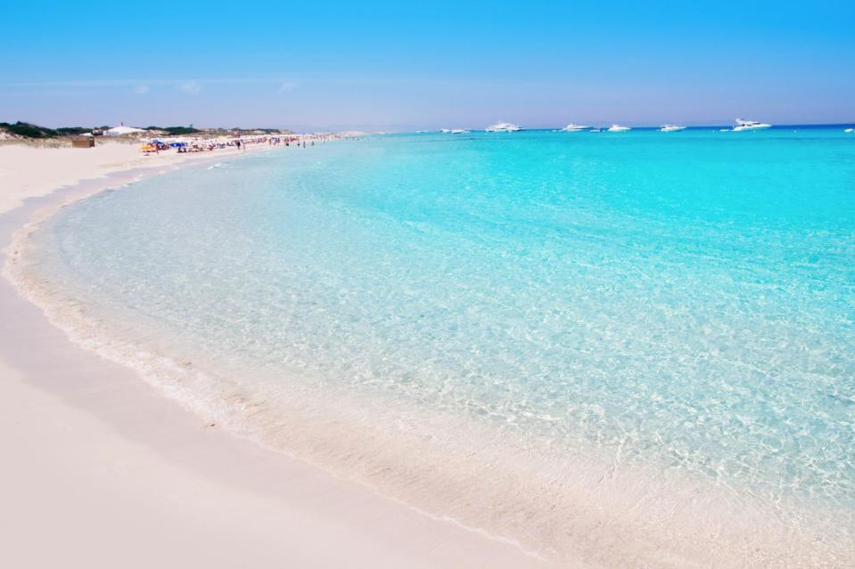  Formentera has crystal clear waters and turquoise seas