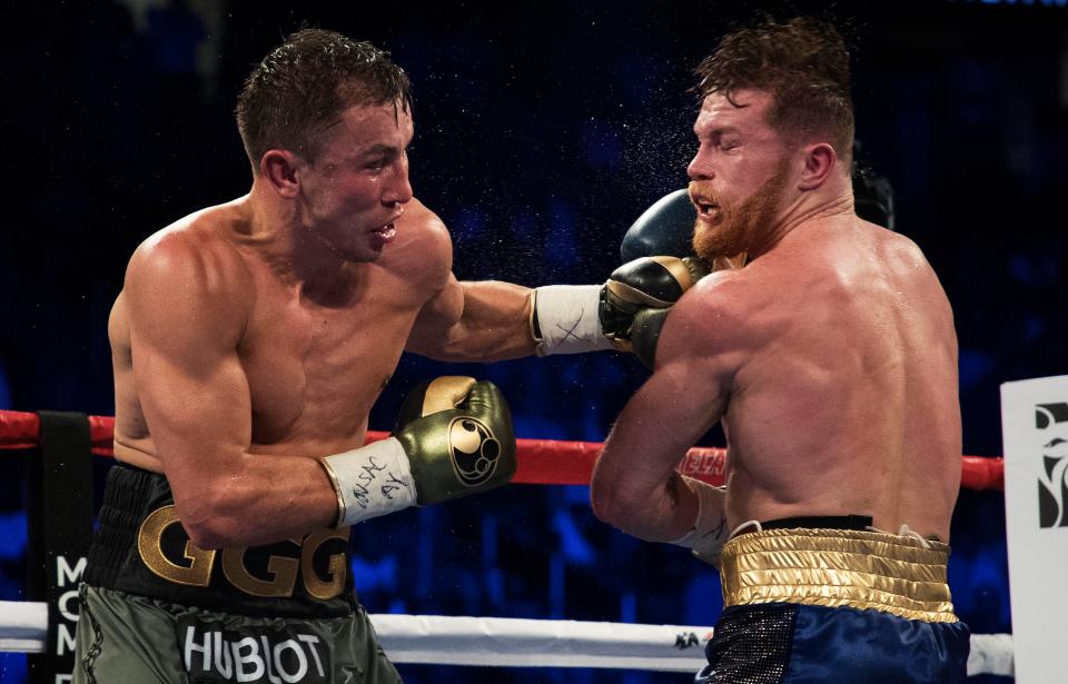  Golovkin was on the receiving end of a controversial draw in 2017