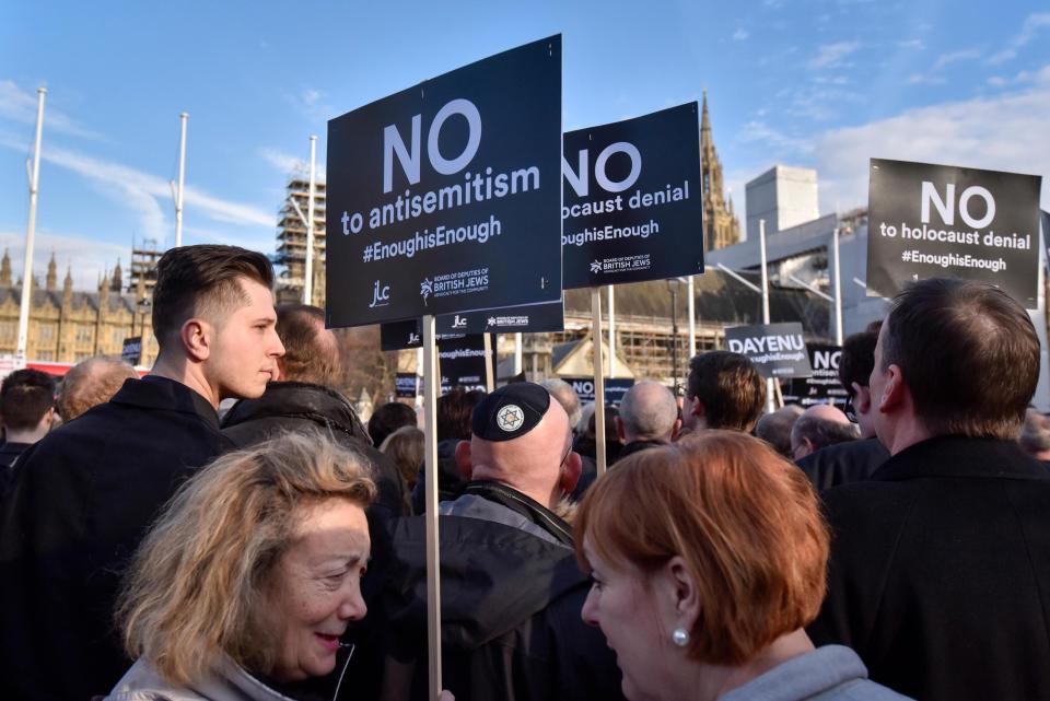  This year Jewish activists protested against the Labour leader