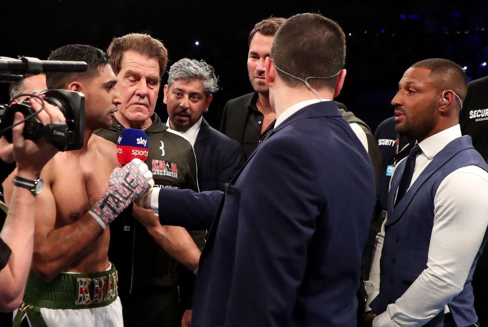  Khan and Brook came face-to-face in September