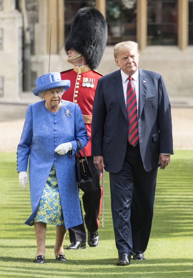  The President was late for his meeting with the Queen this summer