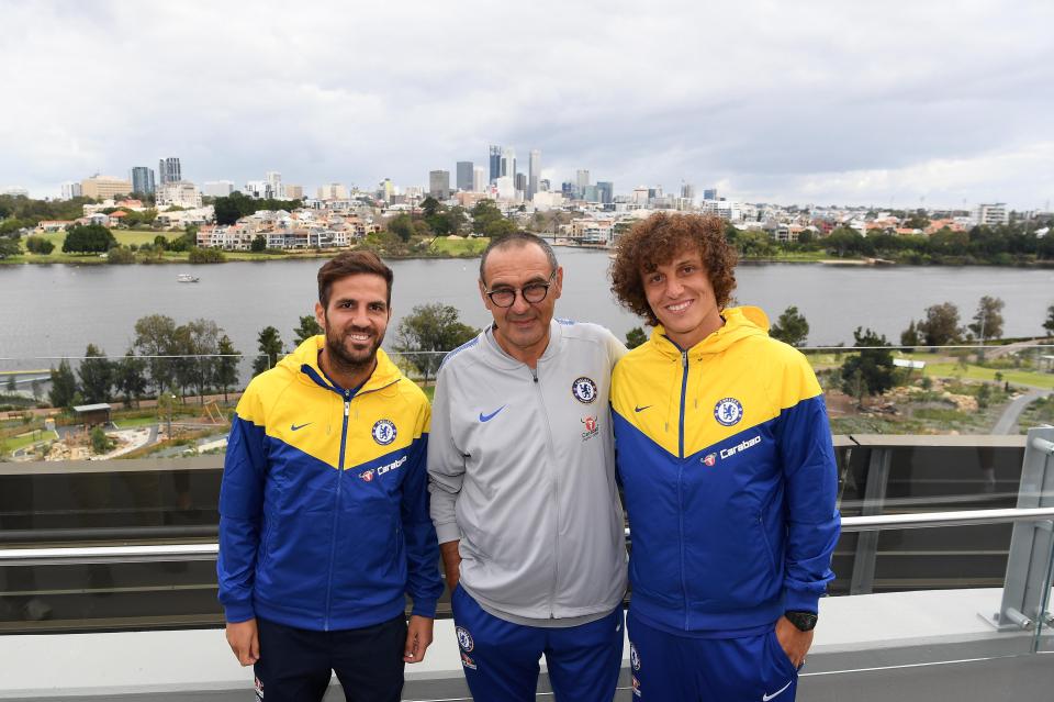  Maurizio Sarri wants Cesc Fabregas and David Luiz to stay at the club