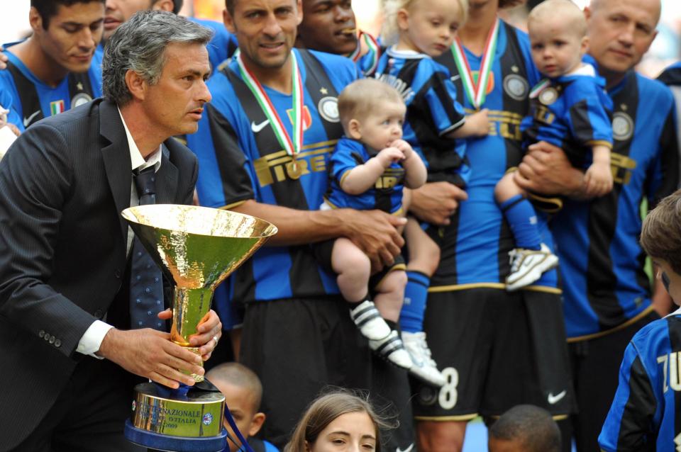  The 55-year-old won a historic treble with Inter in 2010