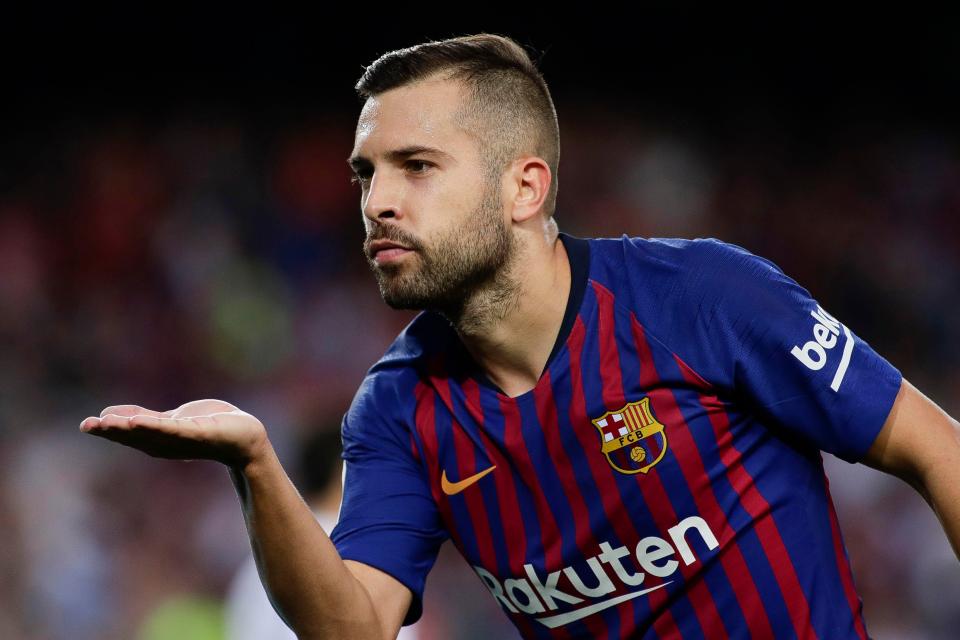  Alba has yet to be offered a new deal by Barca