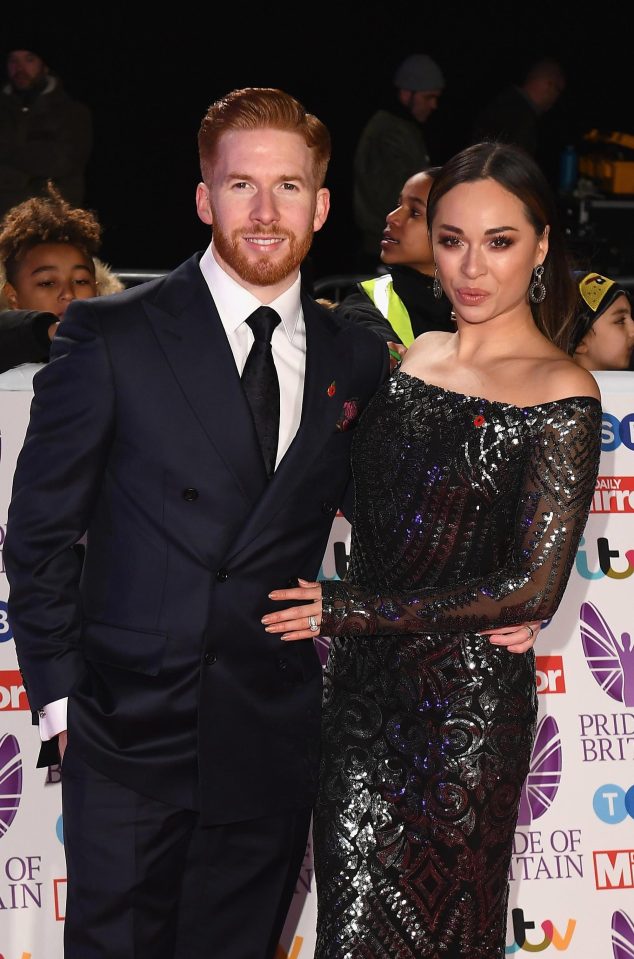  Neil and Katya Jones looked loved-up on the red carpet after cheating pictures surface