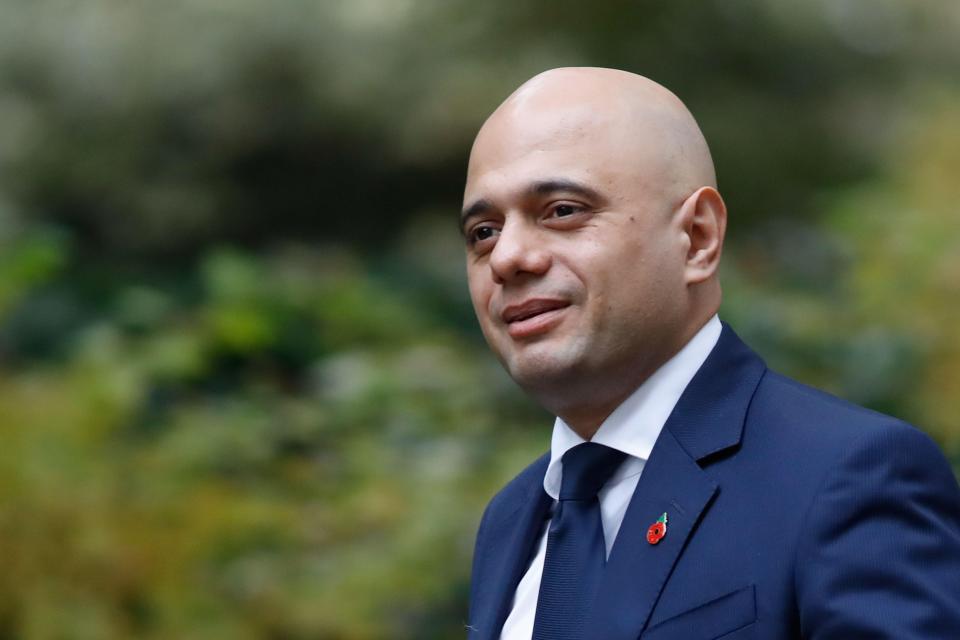  Sajid Javid has already been drumming up support