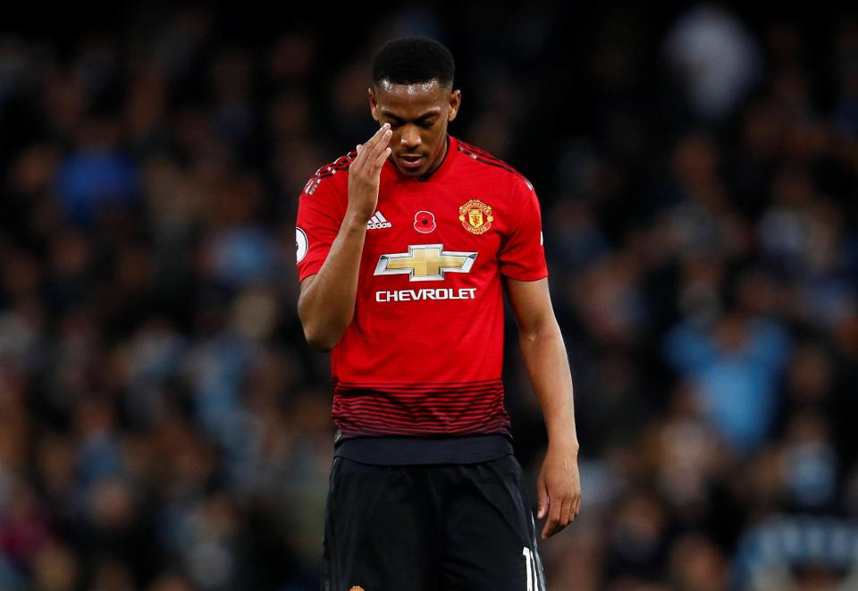  Martial's contract expires at the end of the season