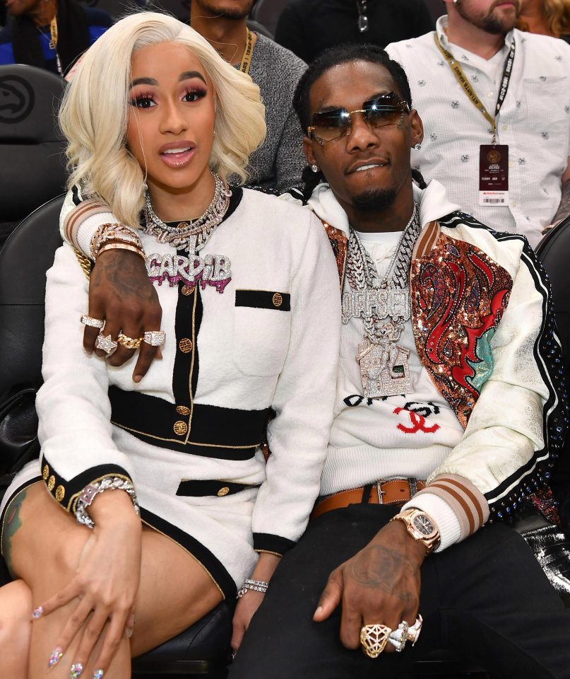  Cardi and her husband Offset announced their split yesterday