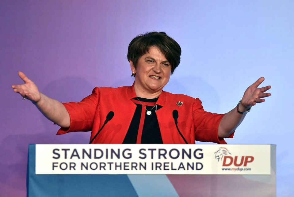  DUP leader Arlene Foster has said that the backstop must go