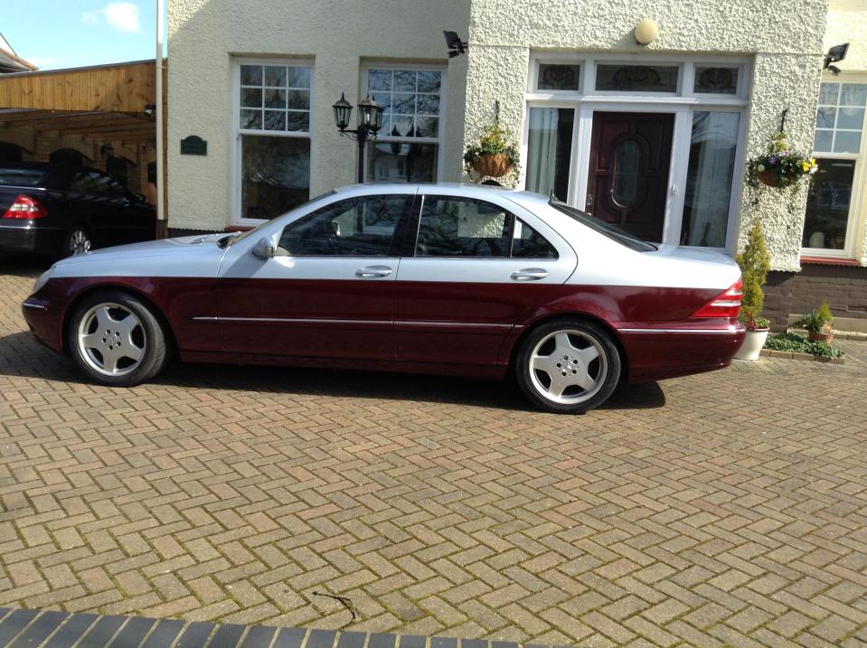  Steve Tompsett of Strood, Kent loves his Mercedes 500