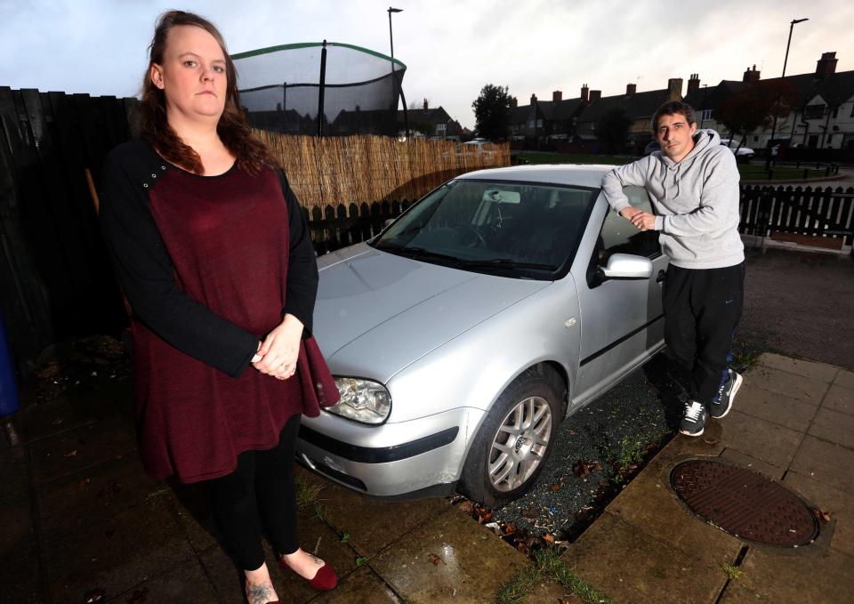  Kirsty and Dale have been forced to sell their possessions - including two cars - to make ends meet