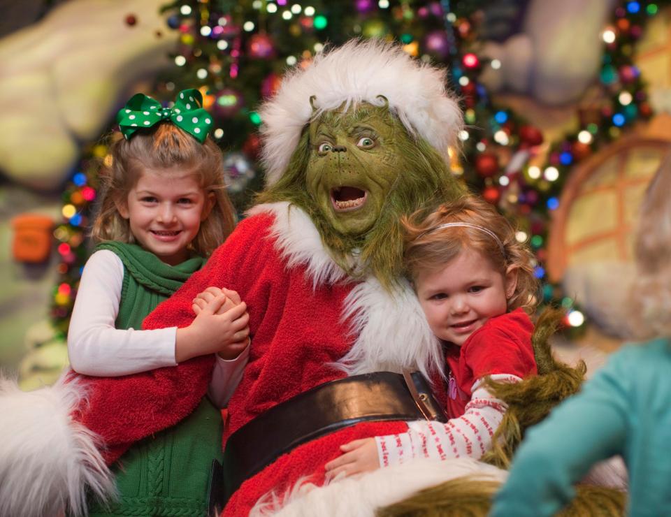  Kids just love humbug Grinch of the Grinchmas show at Universal Studios