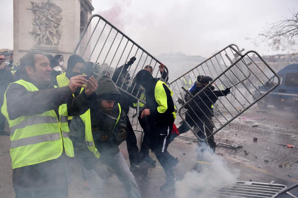  The unrest is the worst in Paris for 50 years