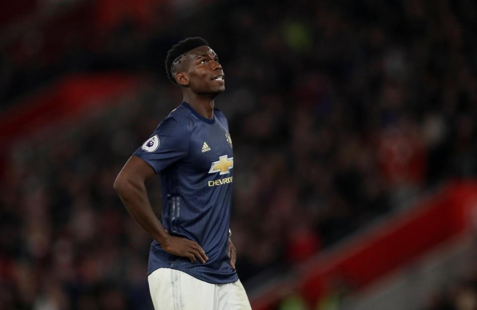  Paul Pogba was humiliated in front of his team-mates in the St Mary's dressing room