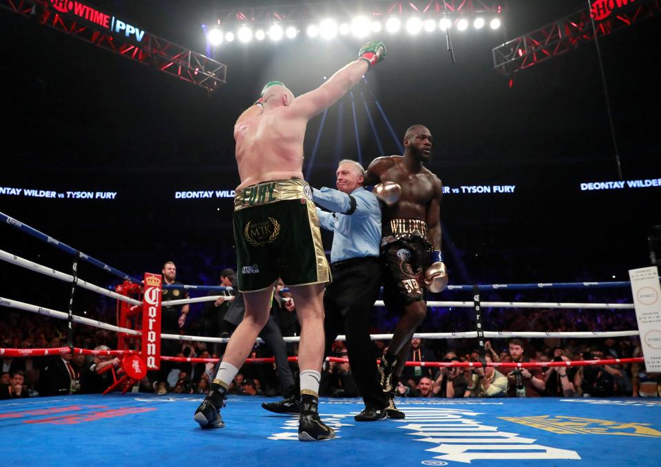 Tyson Fury persistently taunted Deontay Wilder throughout the fight