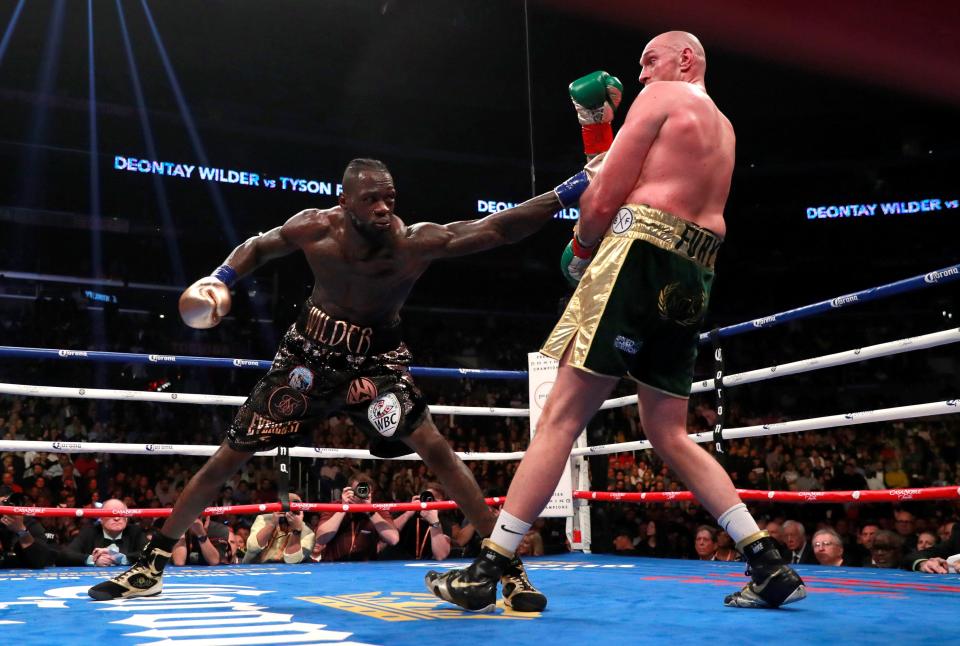 Tyson Fury dodged most of what Deontay Wilder threw at him