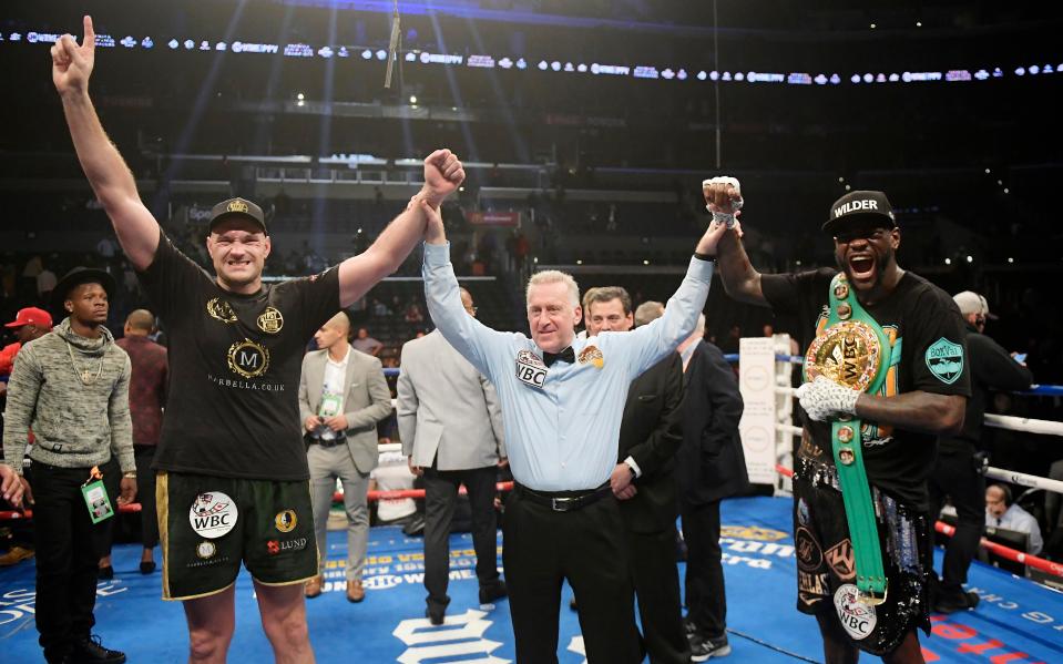 Tyson Fury would have drawn with Deontay Wilder even if the correct scoreline was read out