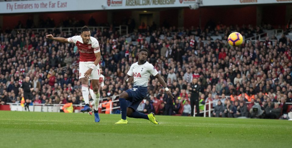  Pierre-Emerick Aubameyang scored a stunner to level the scoring in the 56th minute