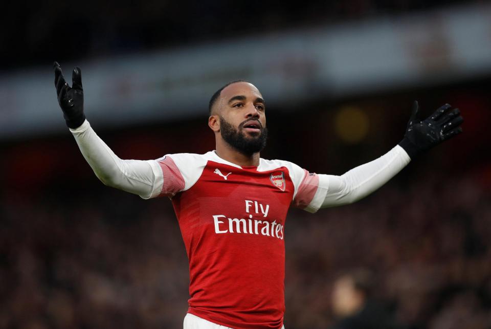  Alexandre Lacazette scored after he replaced Alex Iwobi