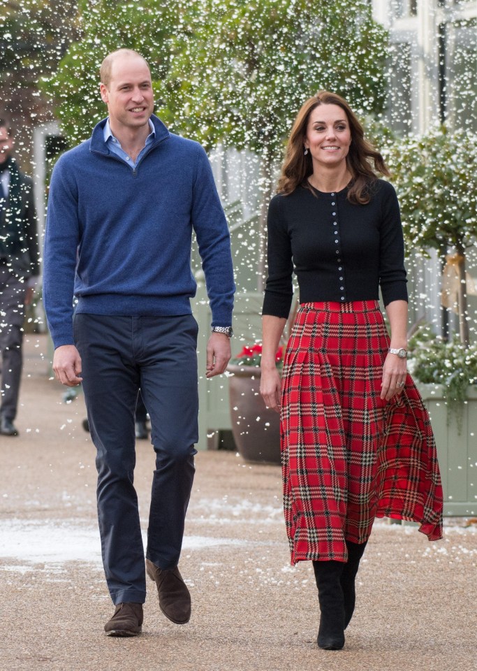 The tree will also light up the home of Prince William and Kate Middleton