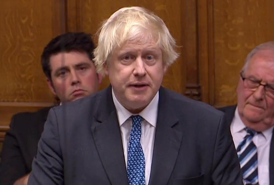  Boris Johnson claimed people who voted Leave in 2016 did not want an 'endless transition or thinly disguised version of the status quo'