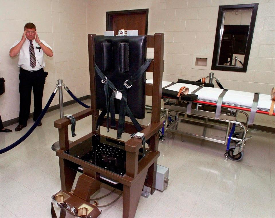  The electric chair had to be specially constructed for the two recent executions