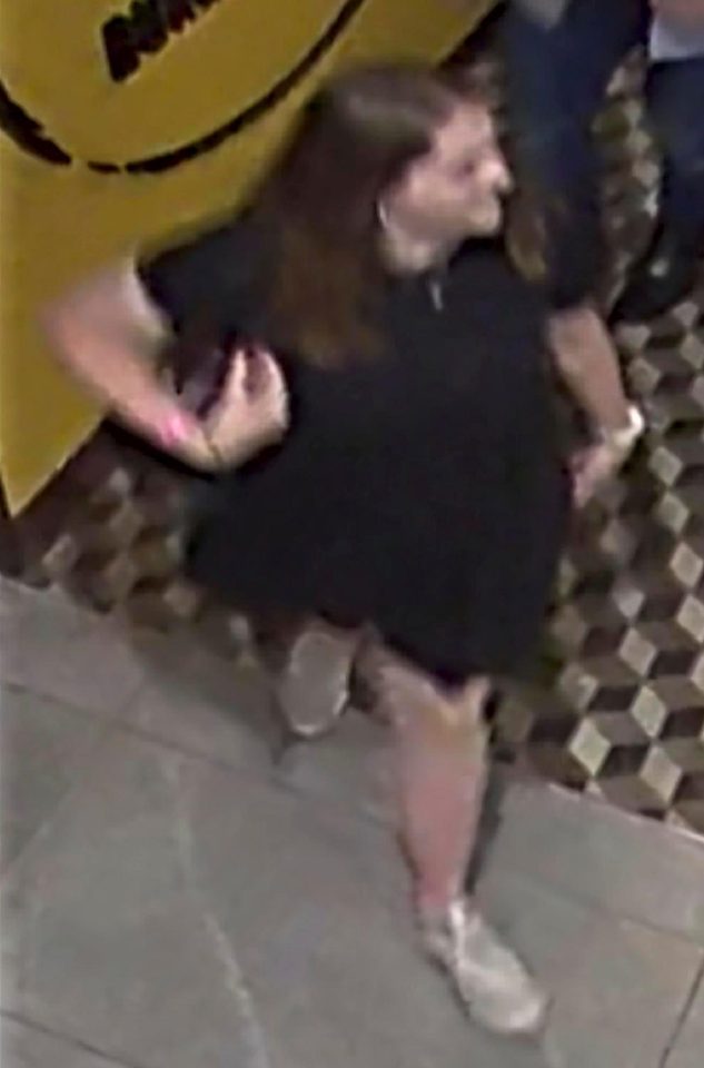  CCTV image issued by Auckland City Police of Grace Millane, 22, at the Sky City centre in Auckland on Saturday evening