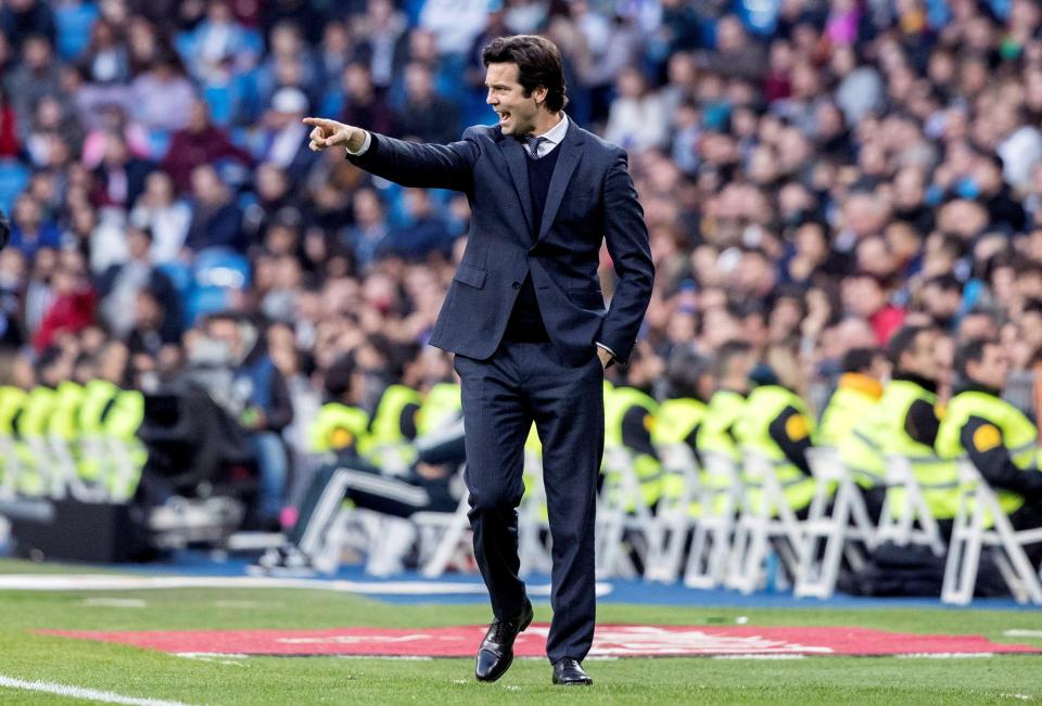  Santiago Solari's side secured their place in the knockout stages with their 2-0 win over Roma