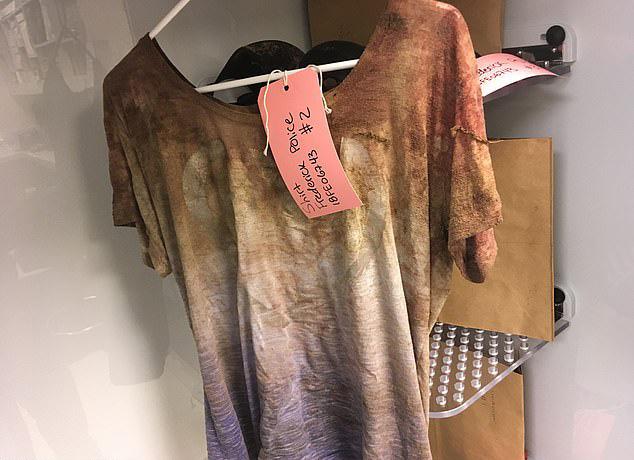  Police released harrowing images of tragic Shanann's stained shirt