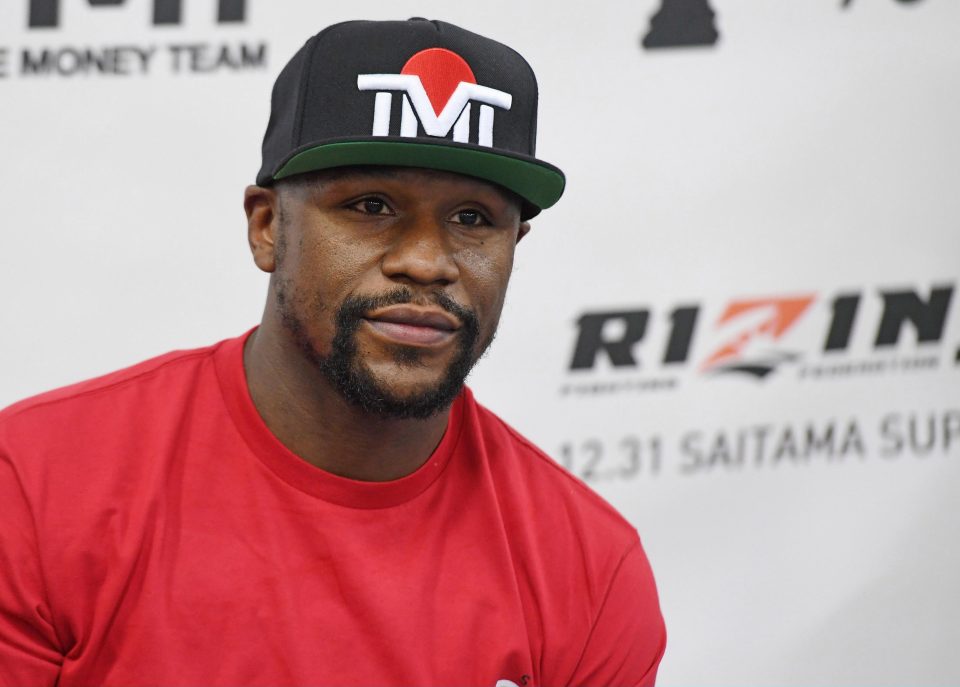  Mayweather will meet Nasukawa on December 31, in Japan