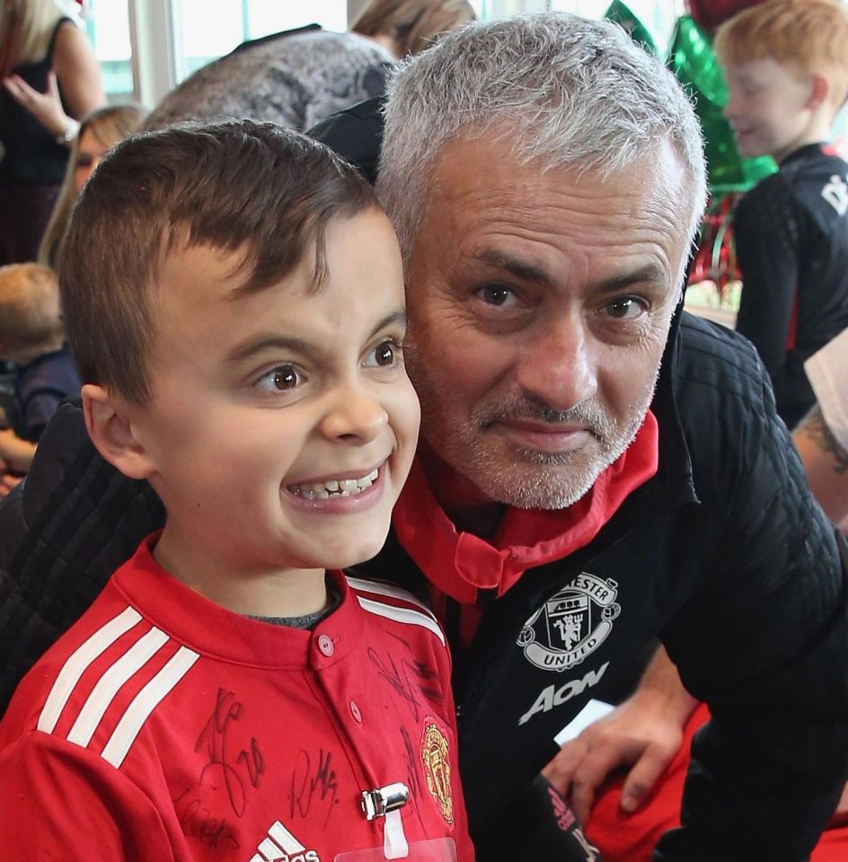  Jose Mourinho posed for the camera as he was presesnt at his club's Dream Day