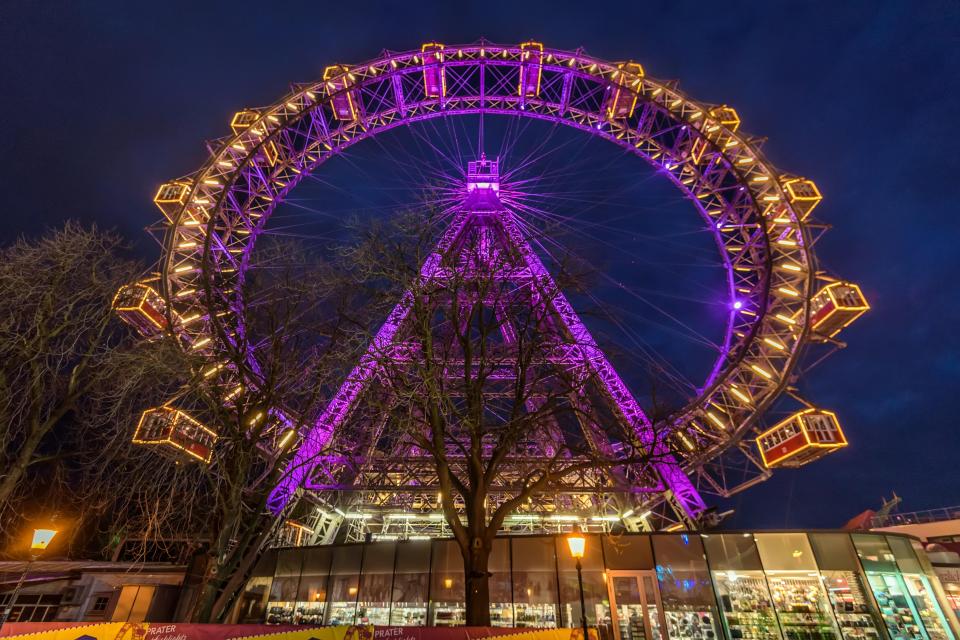  Make sure you ride on the giant Ferris wheel in the Prater park