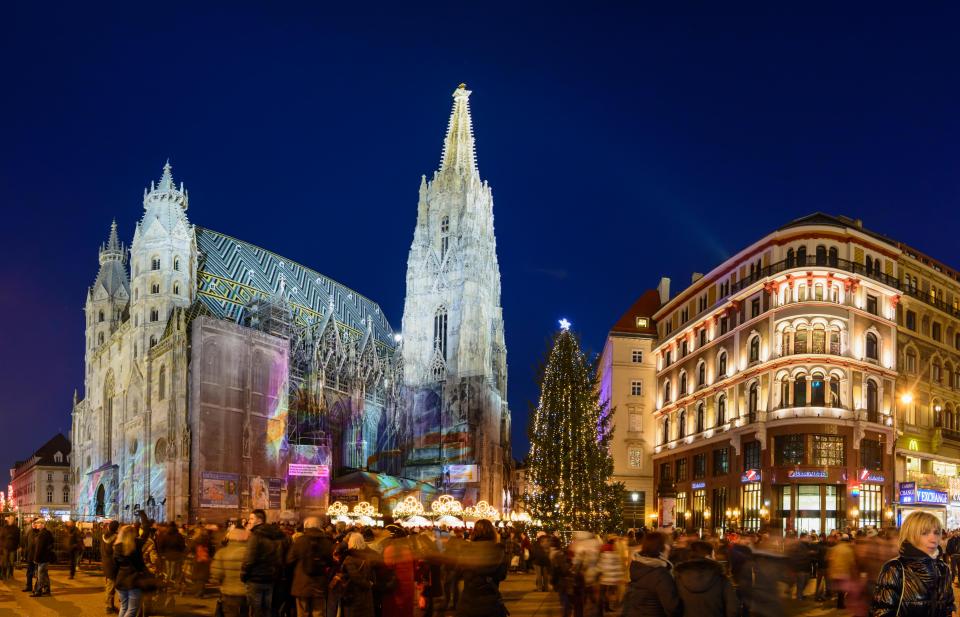  The Christmas lights are on so go to the markets after dark for the full effect