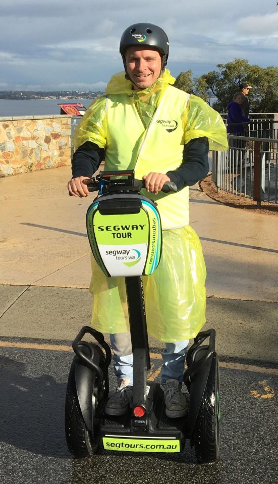  A segway is a great way to tour both the city and Kings Park