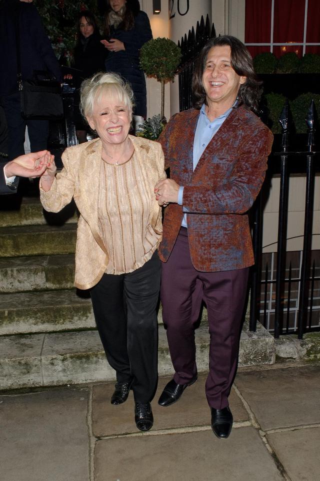  Barbara Windsor stepped out with her husband Scott Mitchell for a festive celebration