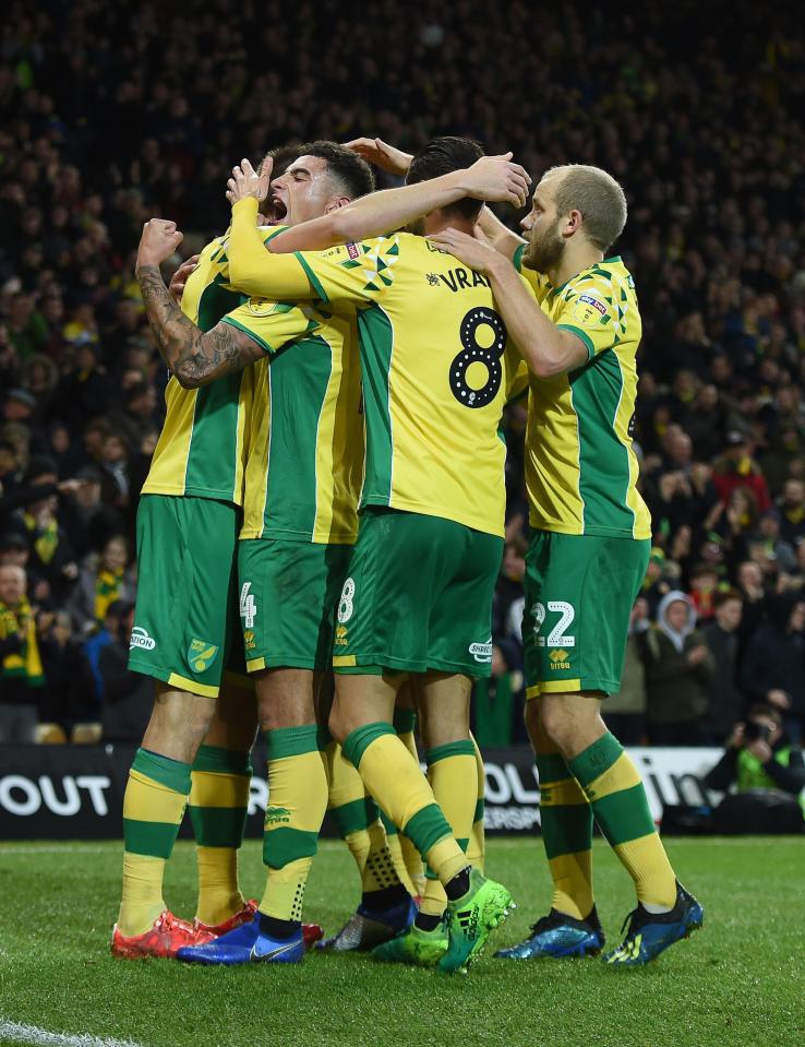  Norwich are unbeaten in the league since October 6 and a just one point off leaders Leeds