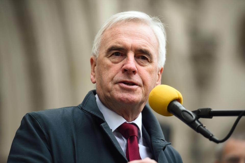  John McDonnell says Labour's plan will create an equilibrium between workers and employers