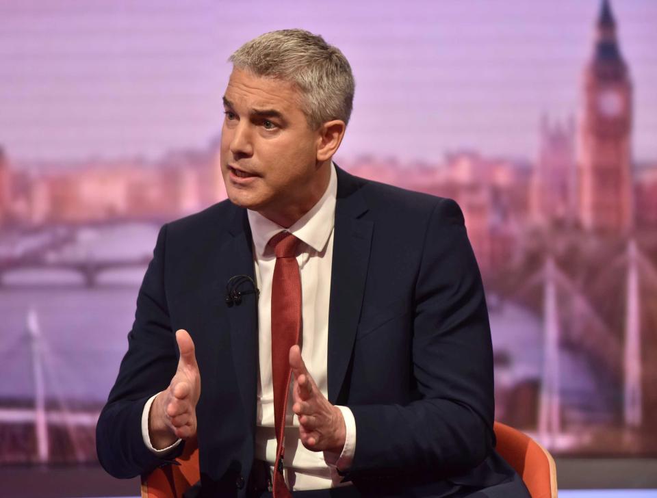  Brexit Secretary Steve Barclay insisted that the vote was 'going ahead' on Tuesday