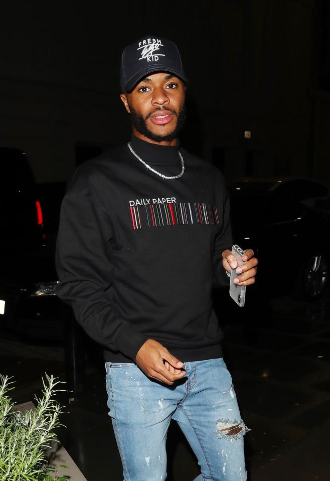 Raheem Sterling was in Manchester for Jesse Lingard's fashion launch just hours after he was allegedly racially abused 