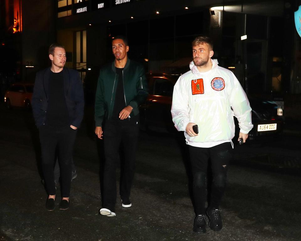 Jesse Lingard was supported by many of his Manchester United team-mates at the event