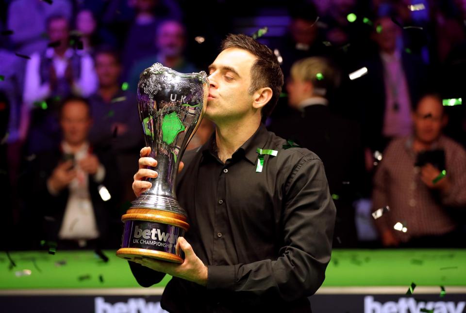 Ronnie O'Sullivan sealed his 19th Triple Crown event win in York